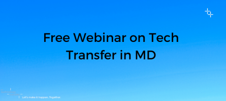Free Webinar on Tech Transfer in MD