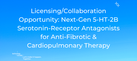 Licensing/Collaboration Opportunity for Next-Gen 5-HT-2B Serotonin-Receptor Antagonists for Anti-Fibrotic & Cardiopulmonary Therapy
