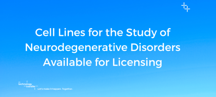 Cell Lines for the Study of Neurodegenerative Disorders and their Treatments Available for Licensing