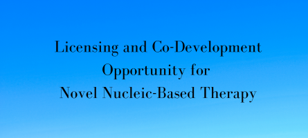 NCI Seeks Partner for Novel Nucleic-Based Therapy 