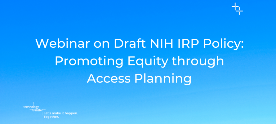 Webinar on Draft NIH IRP Policy: Promoting Equity through Access Planning