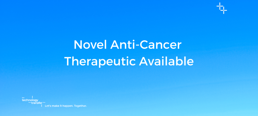 Novel Anti-Cancer Therapeutic Available