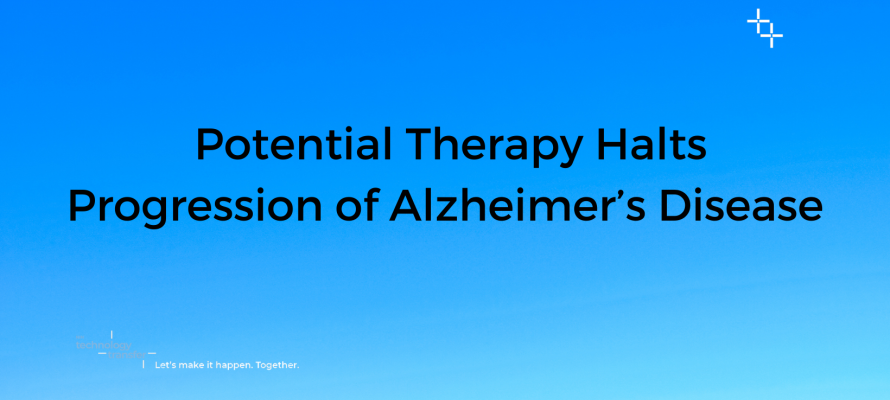 Potential Therapy Halts Progression of Alzheimer's Disease