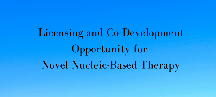 NCI Seeks Partner for Novel Nucleic-Based Therapy